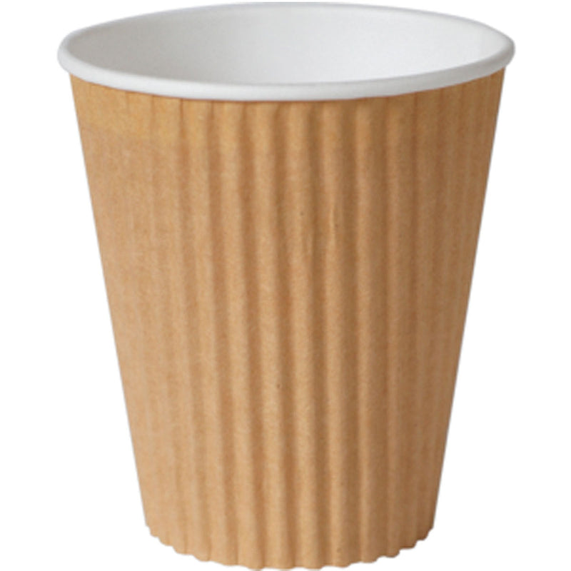 Triple Wall Thermobecher 350 ml, PAP/PLA  Braun PAP/PLA | Packung (30 Stück)-zoom-