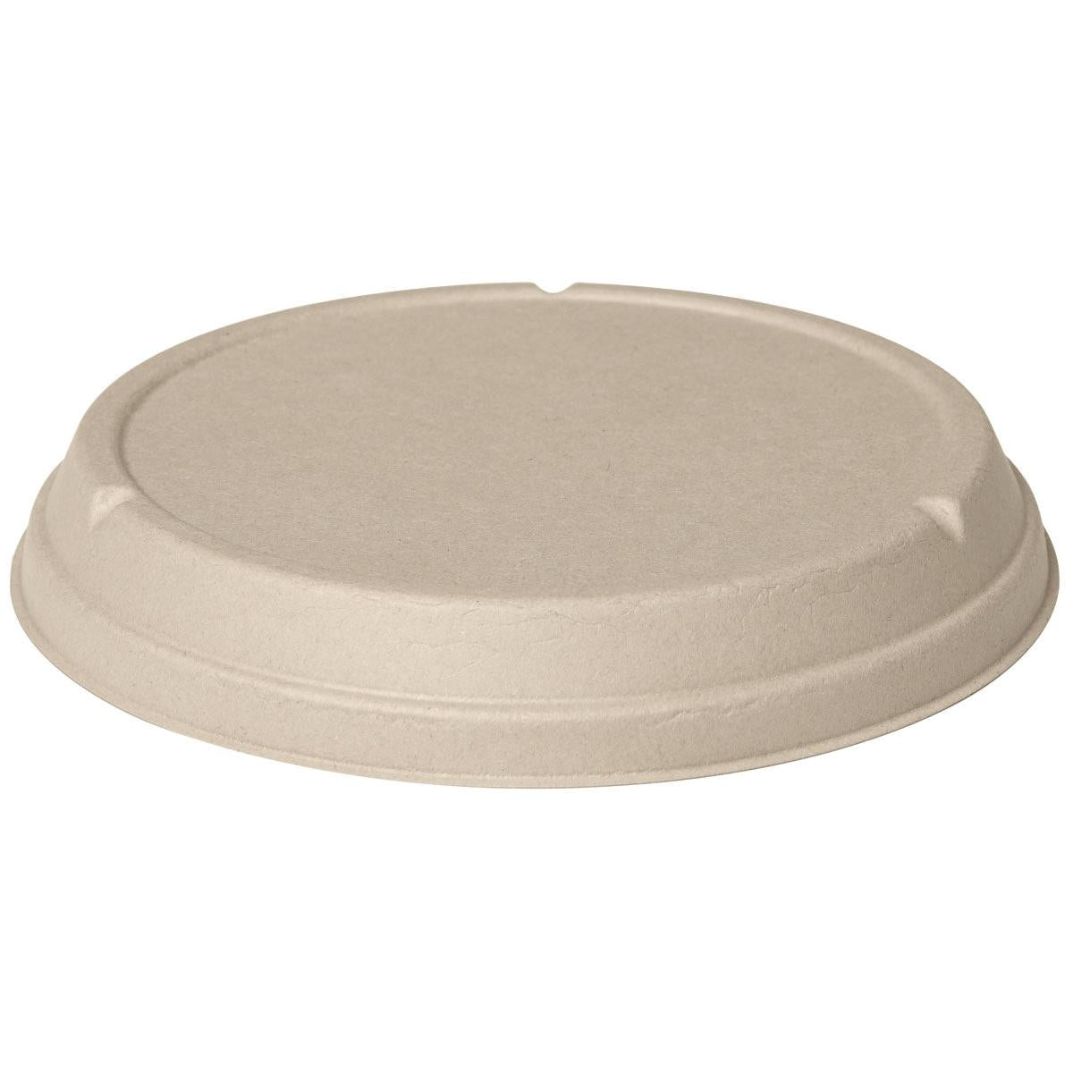 Bagasse Deckel Classic 800-1200 ml  Braun Bagasse 194x194x27 | Packung (40 Stück)