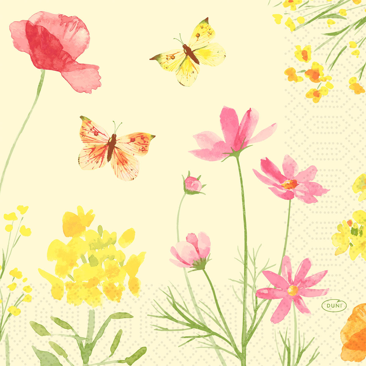 Servietten 33x33 cm, Poppy Field Design | Packung (250 Stück)-1