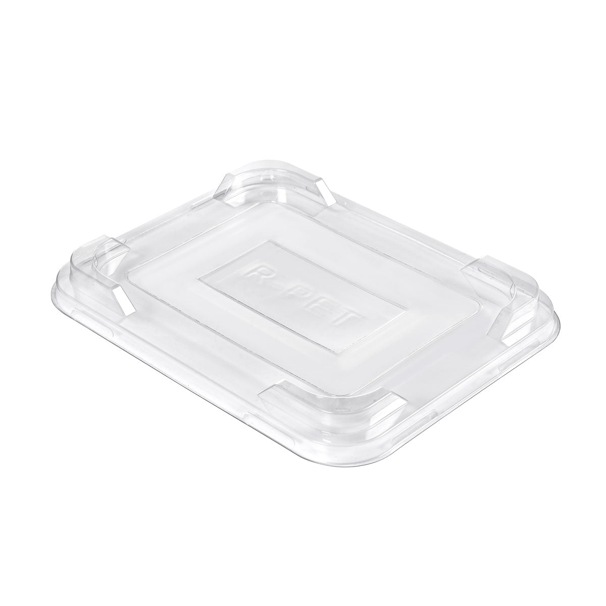 rPET Deckel für Fibre Trays Caterline  Transparent rPET 234x186x23  | Packung (220 Stück)