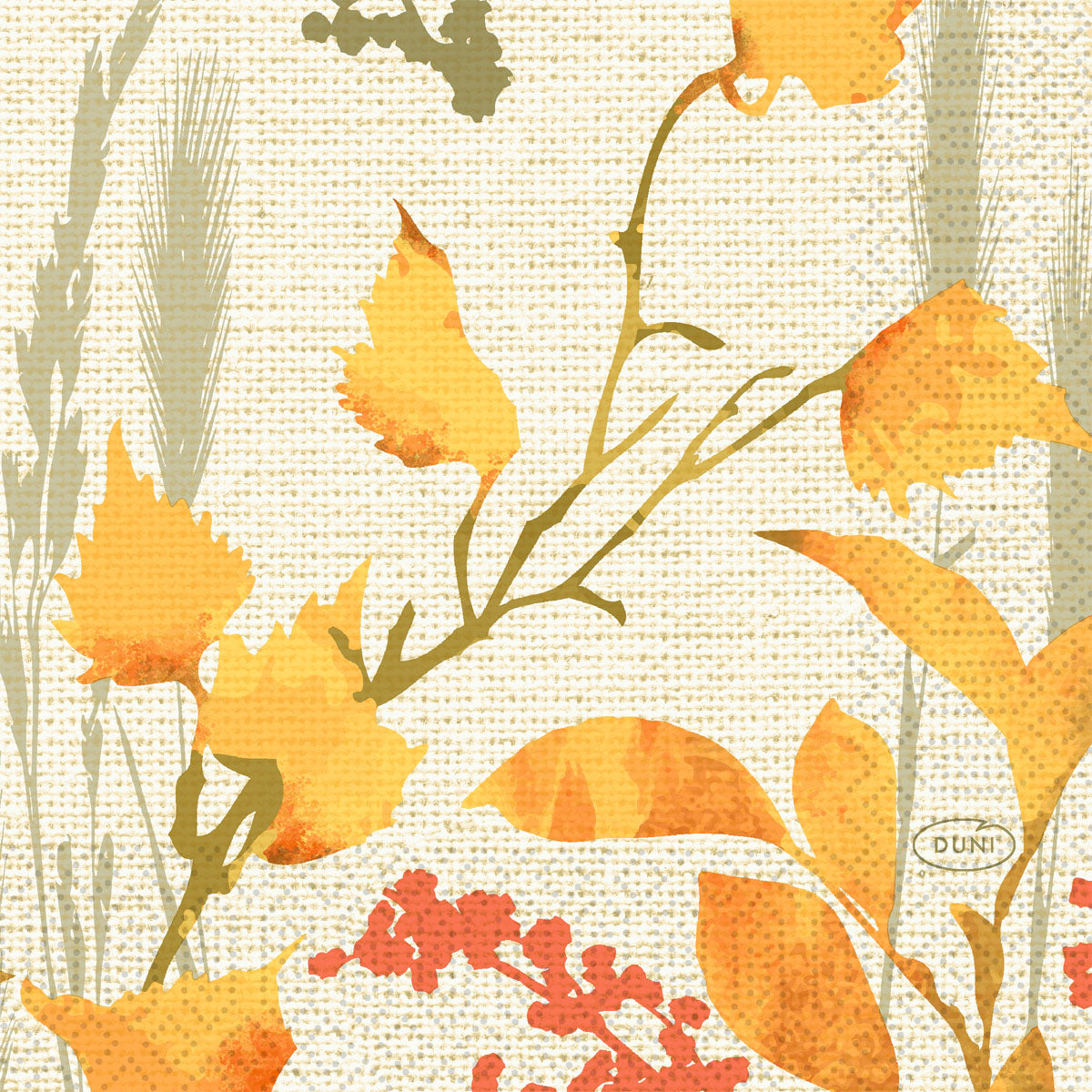 Servietten 24x24 3-lagig 1/4 Fall Beauty | Packung (50 Stück)