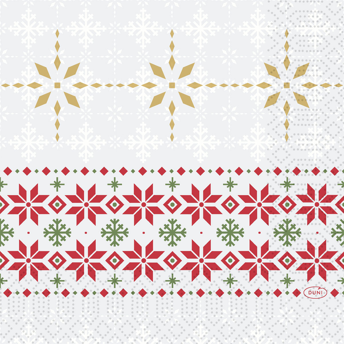 Servietten 33x33 3-lagig 1/4 Tradition | Packung (50 Stück)