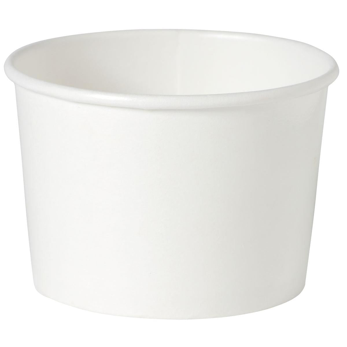 Suppenbecher Basic Weiß Karton/PE