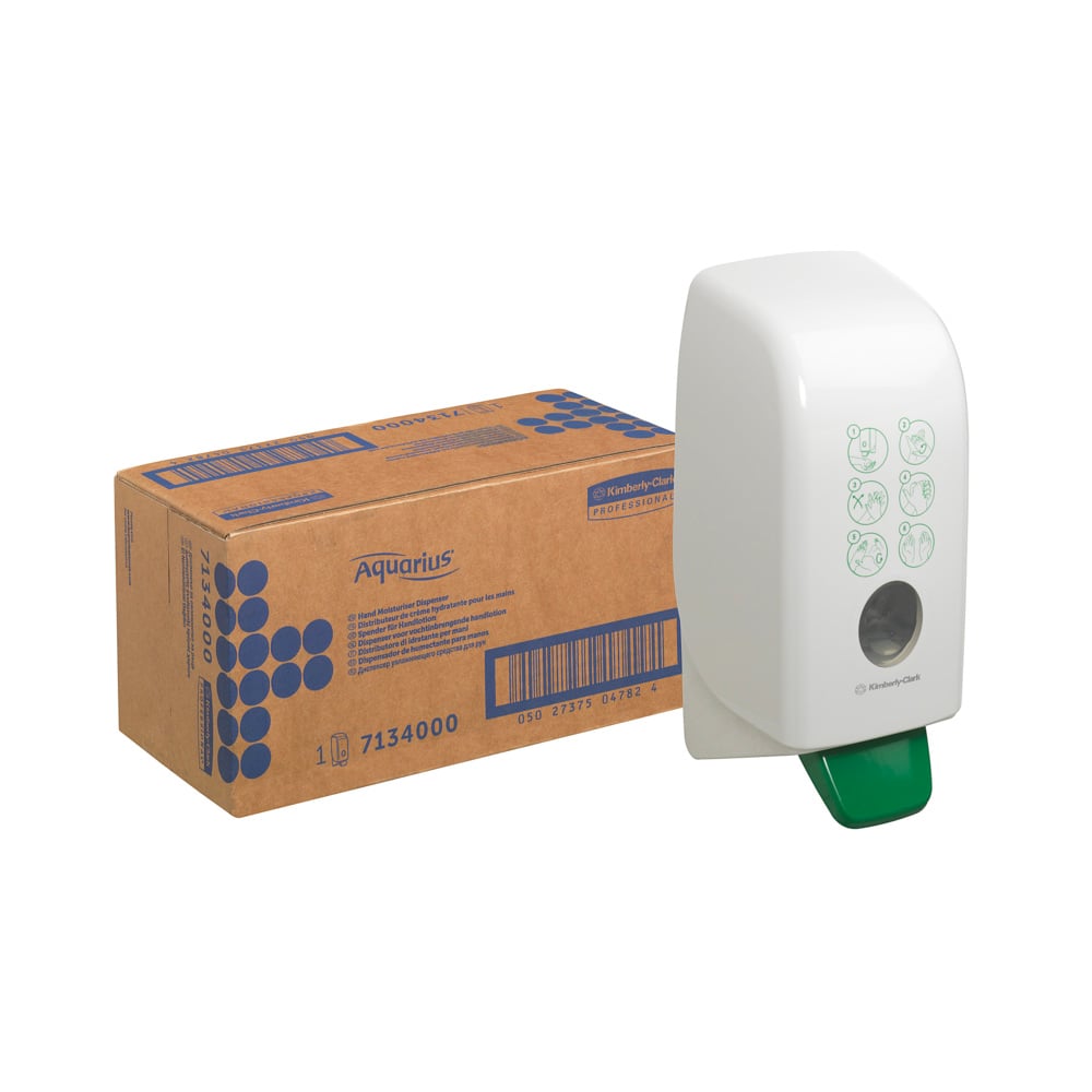 Auslaufartikel: Aquarius™ Hand Moisturiser Dispenser - Kassette / Weiß /1 Ltr - 1 Dispenser | Karton (1 Spender)