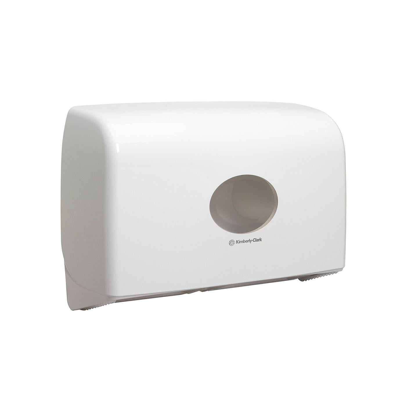 Aquarius™ Toilet Tissue Spender - Doppelrollen-Spender für Jumbo Toilet Tissue Mini / Weiß - 1 Dispenser | Karton (1 Spender)-zoom-2