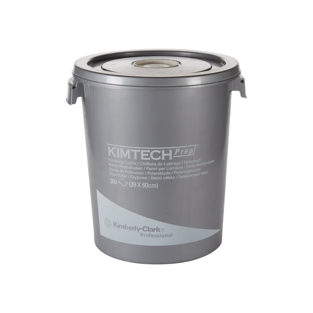 Kimtech® Poliertücher - Spendereimer / Weiß - 1 Bucket  x 300 Sheets | Karton (1 Spendereimer)-1
