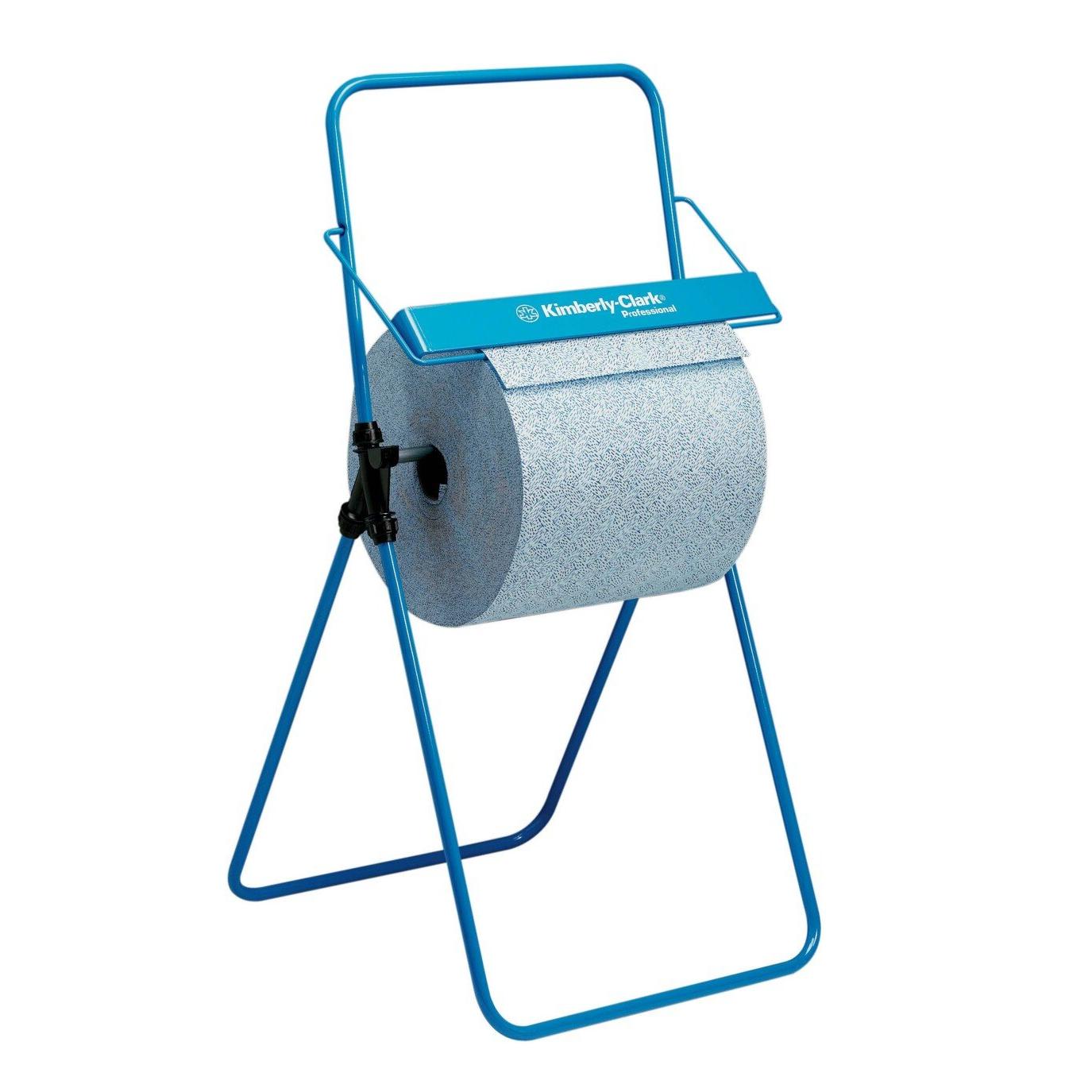 Kimberly-Clark Professional™ Bodenständer für Wischtuchrollen - Großrolle / Blau - 1 Dispenser | Karton (1 Spender)