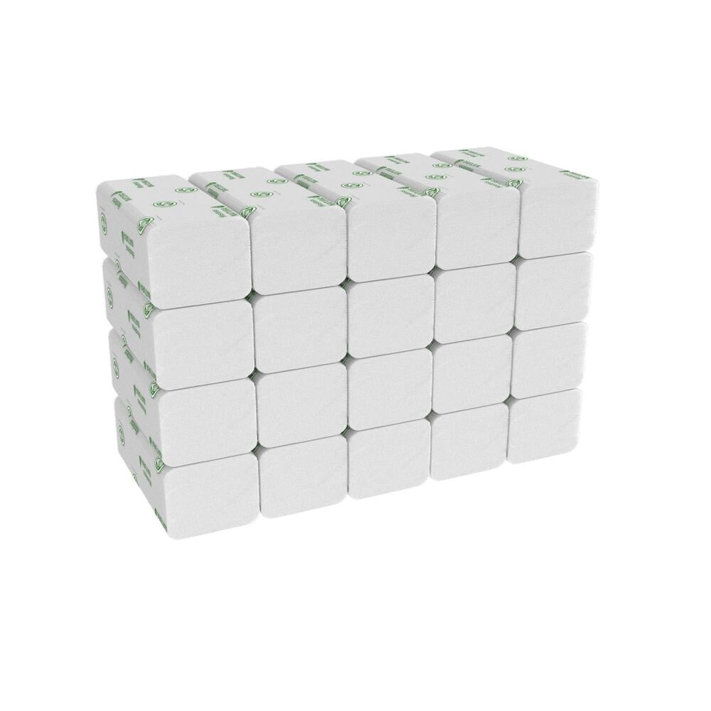 Hostess™ NATURA™ Handtücher - C-Falzung / Weiß /M - 20 Clips  x 140 Sheets | Karton (20 Päckchen)-zoom-2