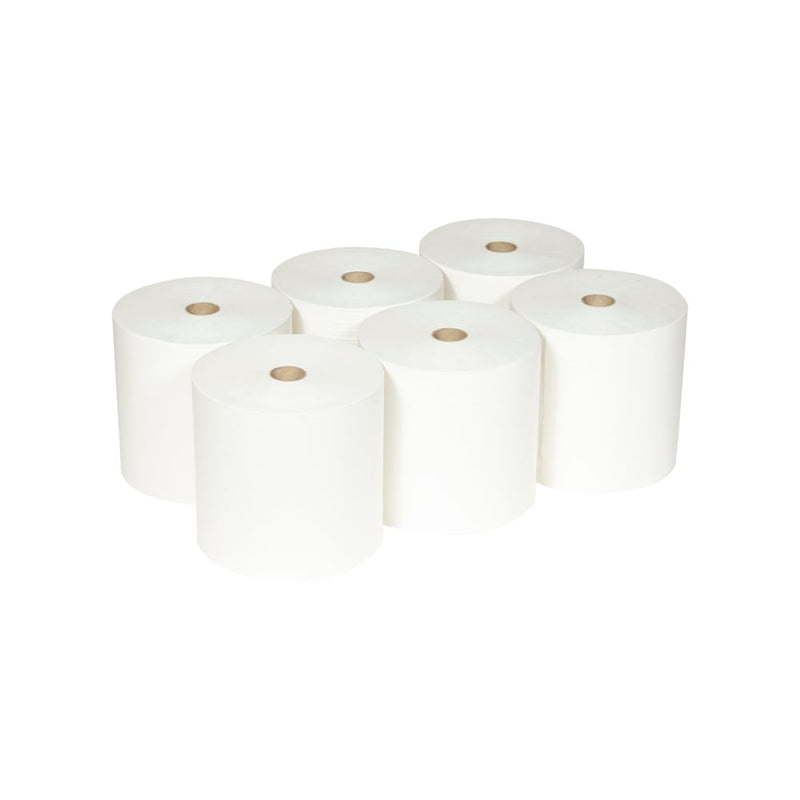 Scott® ESSENTIAL™ Handtücher - Rolle / Weiß - 6 Rolls  x 1 Sheet | Karton (6 Rollen)-zoom-