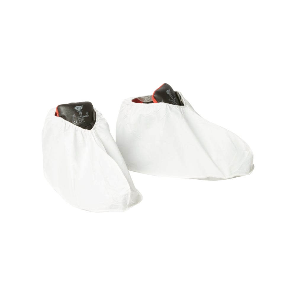 KleenGuard® A40 Leichter Überziehschuh mit Sohle - Weiß /M/L - 200 Overshoes | Karton (200 Überziehschuhe)