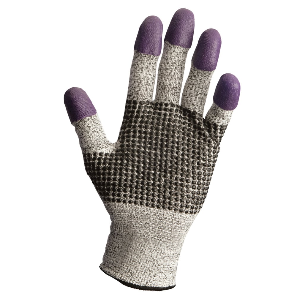 KleenGuard® G60 Endurapro™ Schnittfeste Handschuhe Level 3 - beidhändig tragbar / Grau und Lila-zoom-3