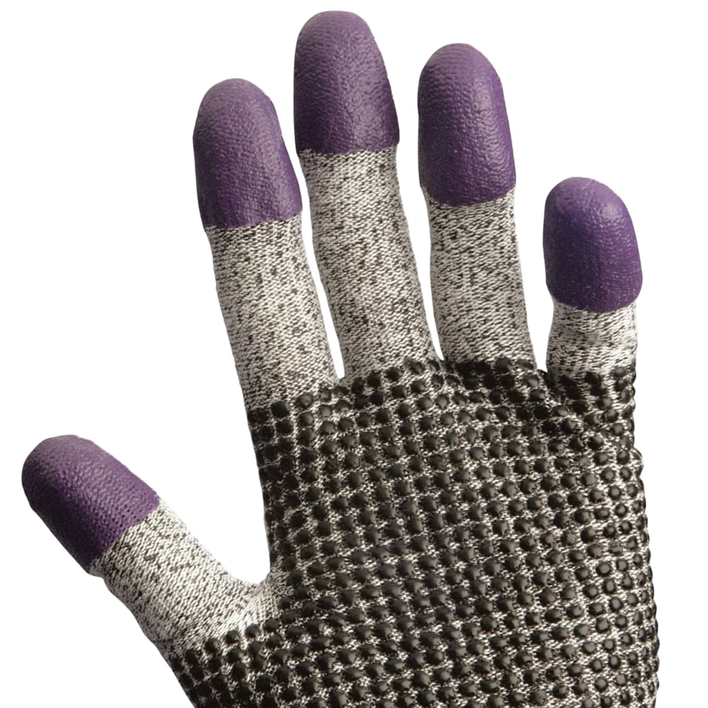 KleenGuard® G60 Endurapro™ Schnittfeste Handschuhe Level 3 - beidhändig tragbar / Grau und Lila-5