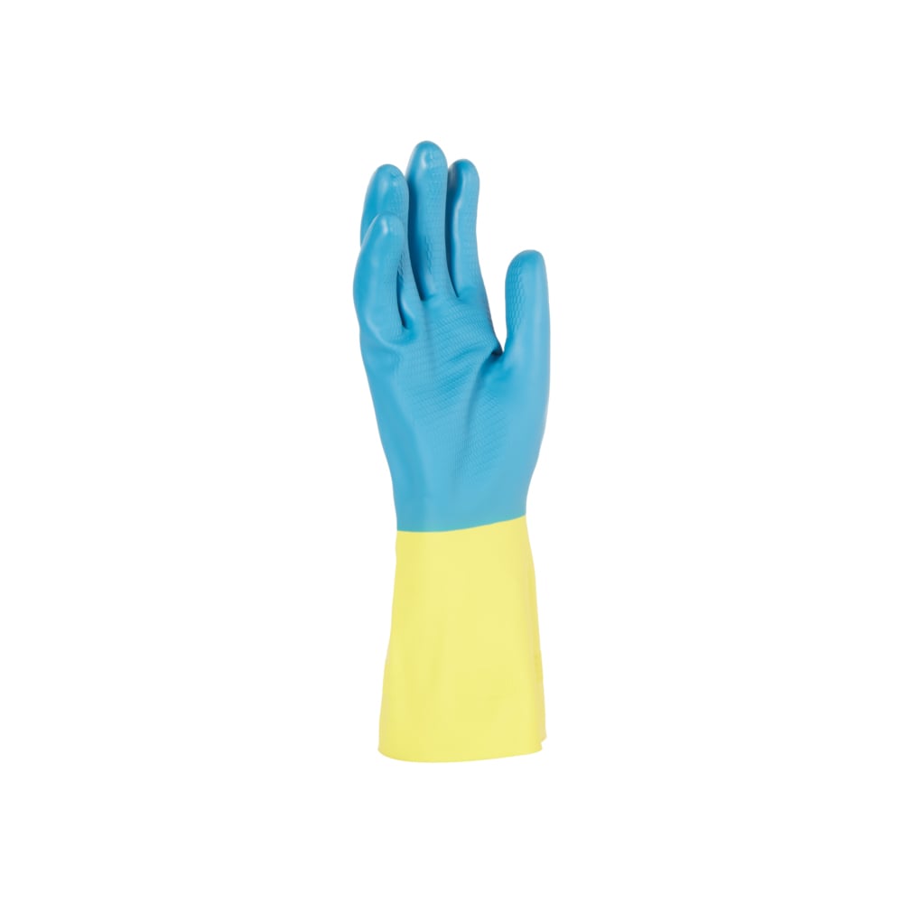 KleenGuard® G80 Neopren-Chemikalienschutzhandschuhe - 30 cm, handspezifische Paare / Gelb & Blau-zoom-1
