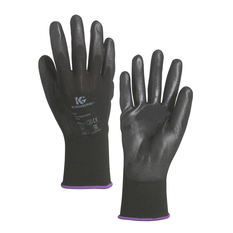 KleenGuard® G40 Polyurethanbeschichtete Handschuhe - handspezifische Paare / Schwarz-zoom-