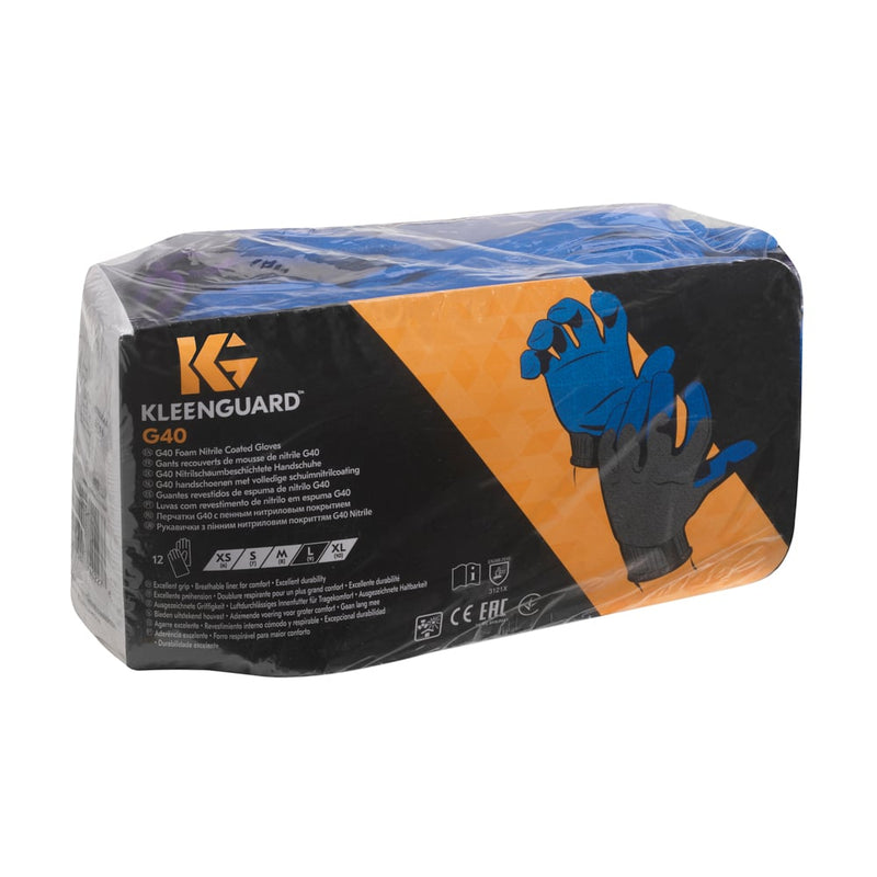 KleenGuard® G40 Schaumbeschichtete Handschuhe - handspezifisch / Blau-zoom-