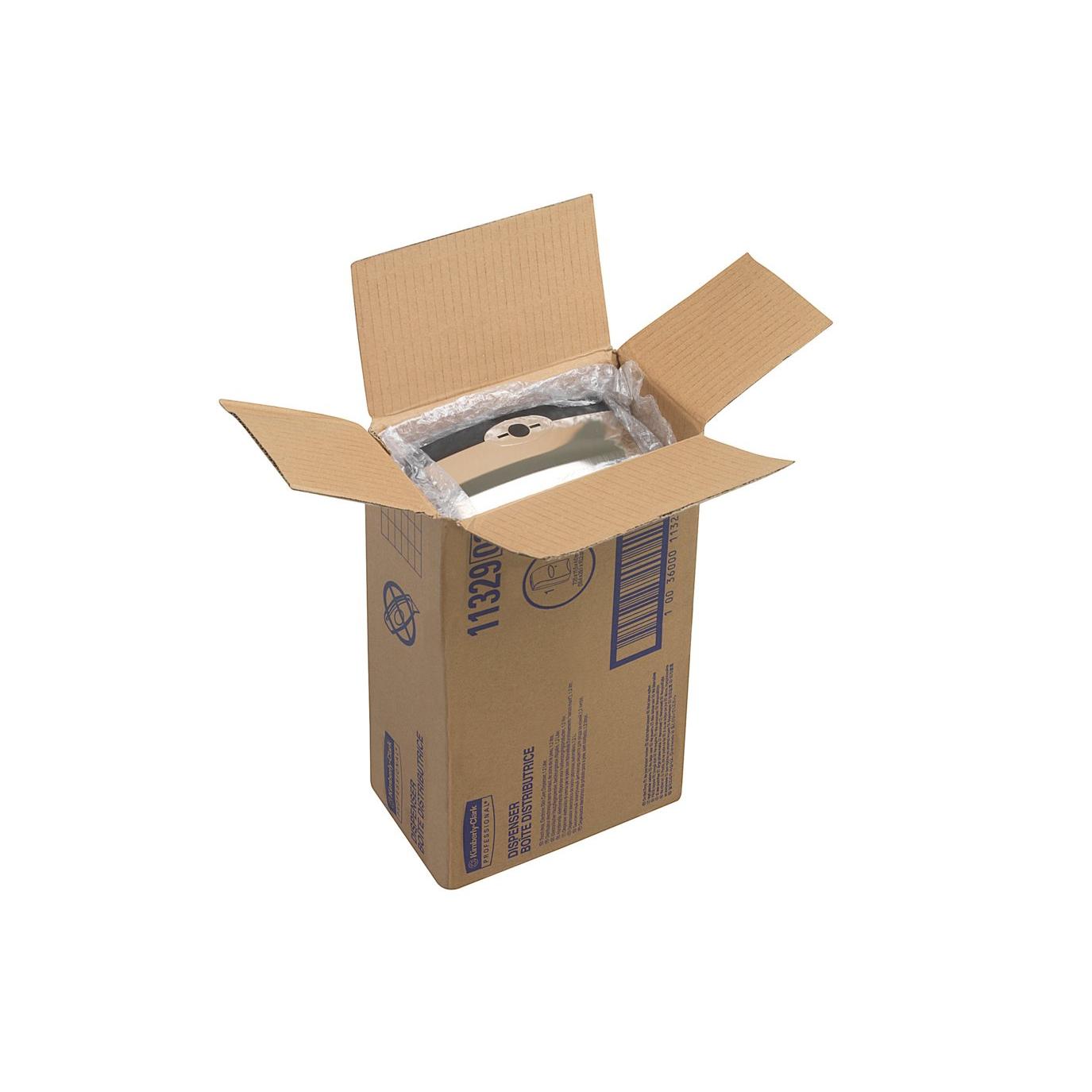 Kimberly-Clark Professional™ Elektronischer Hautpflegespender, berührungslose Abgabe - Kassette / Verchromt /1.2 Ltr - 1 Dispenser | Karton (1 Spender)-2