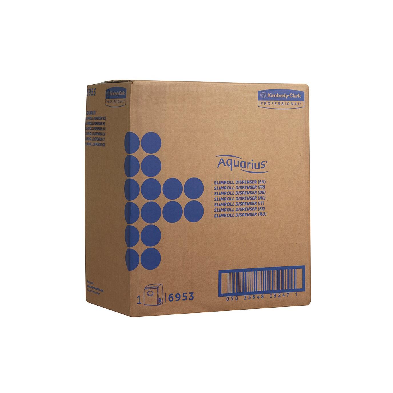 Aquarius™ Slimroll™ Rollenhandtuchspender - Weiß - 1 Dispenser | Karton (1 Spender)-zoom-4