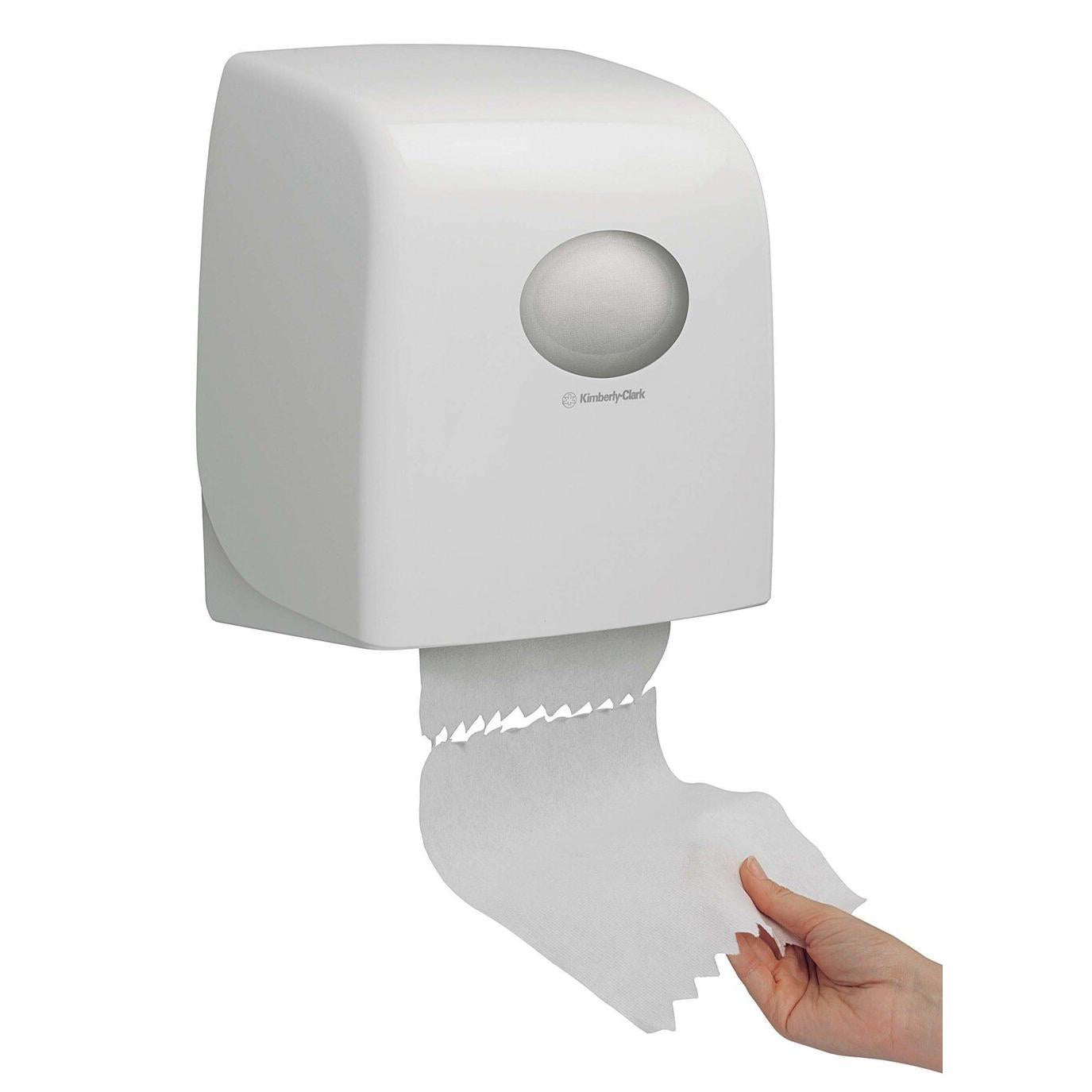 Aquarius™ Slimroll™ Rollenhandtuchspender - Weiß - 1 Dispenser | Karton (1 Spender)-zoom-2