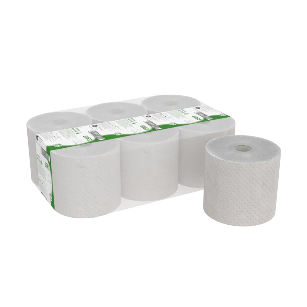 Hostess™ NATURA Handtücher - Rolle / Grau - 6 Rolls  x 1 Sheet | Karton (6 Rollen)-zoom-3