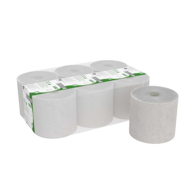 Hostess™ NATURA Handtücher - Rolle / Grau - 6 Rolls  x 1 Sheet | Karton (6 Rollen)-zoom-