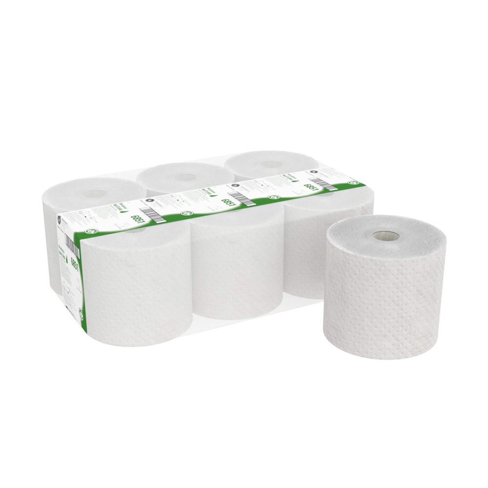 Hostess™ NATURA Rollenhandtücher - Rolle / Natur - 6 Rolls  x 1 Sheet | Karton (6 Rollen)-zoom-2