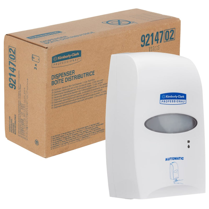 Kimberly-Clark Professional™ Elektronischer Hautpflegespender, berührungslose Abgabe - Kassette / Weiß /1.2 Ltr - 1 Dispenser | Karton (1 Spender)-zoom-