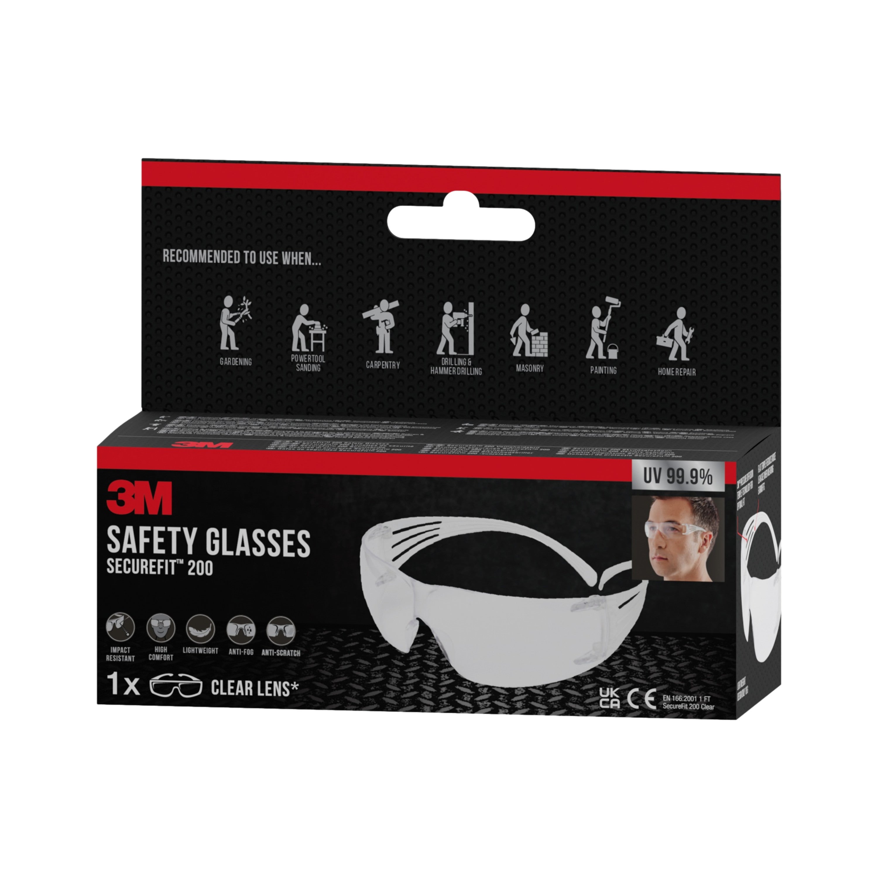 3M™ SecureFit™ Schutzbrille 200-zoom-23