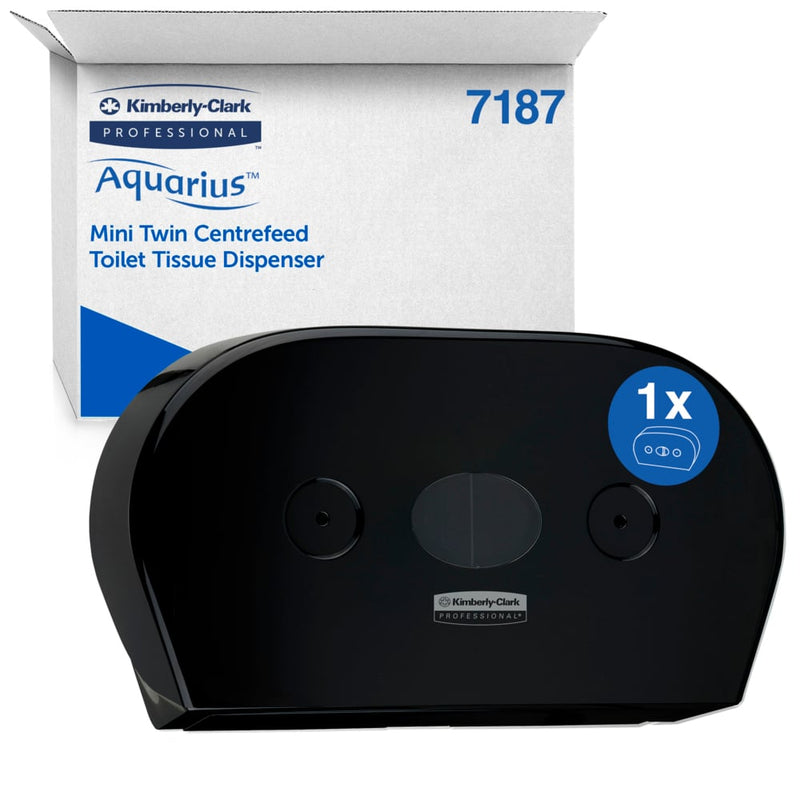 Kimberly-Clark Professional™ Toilet Tissue Spender - Zentralentnahme  / Schwarz /Jumbo --zoom-