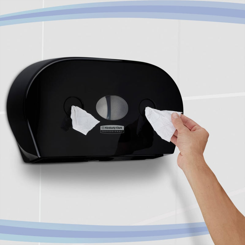 Kimberly-Clark Professional™ Toilet Tissue Spender - Zentralentnahme  / Schwarz /Jumbo --zoom-