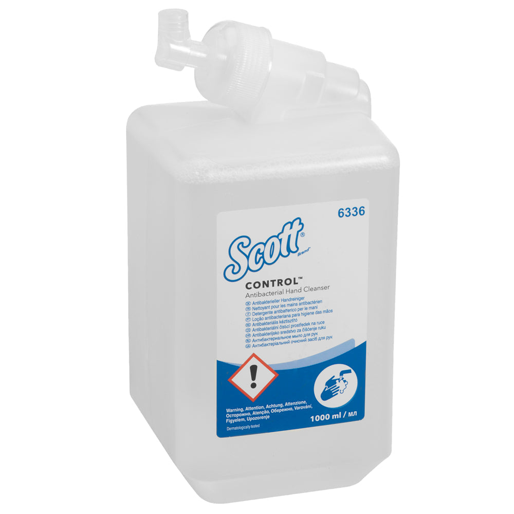 Scott® Control™ Antibakterieller Handreiniger - Kassette / Transparent /1 Ltr - 6 Cassettes | Karton (6 Kartuschen)-3