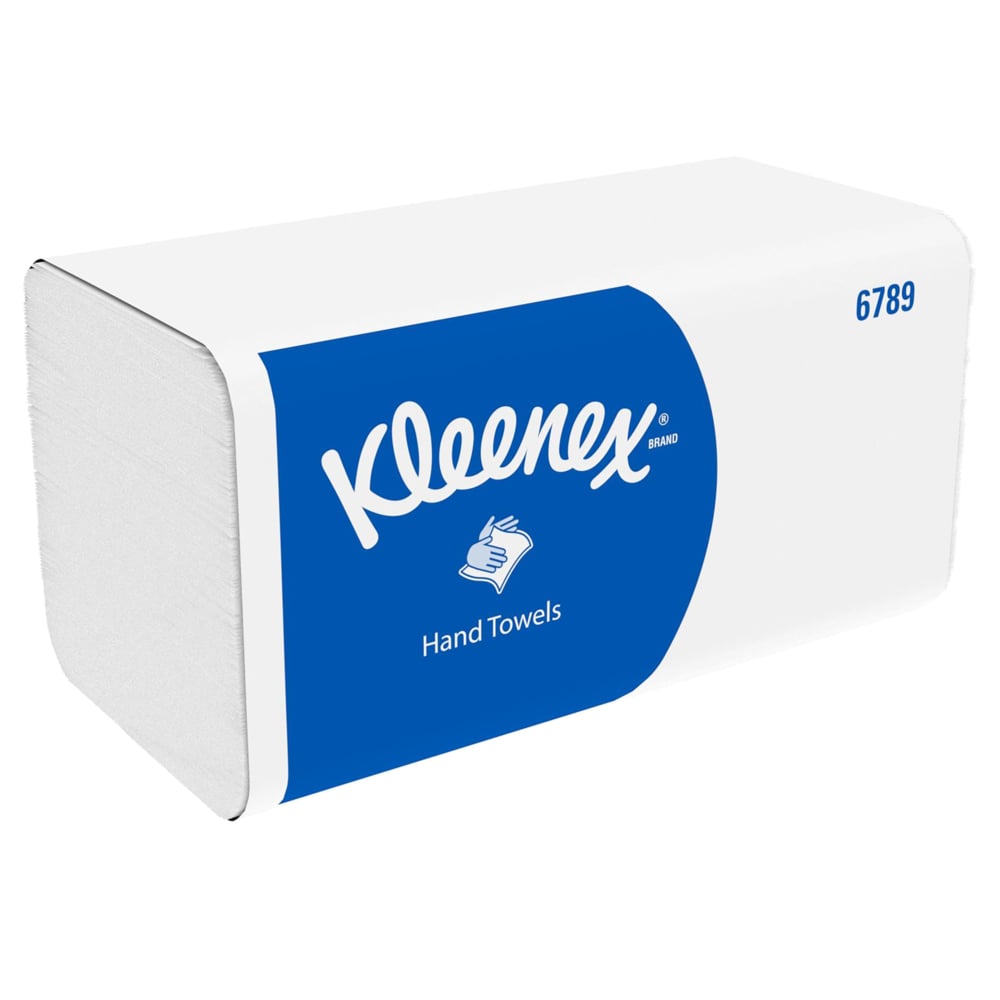 Kleenex® Falthandtücher - Interfold / Weiß - 15 Clips  x 186 Sheets | Karton (15 Päckchen)-3