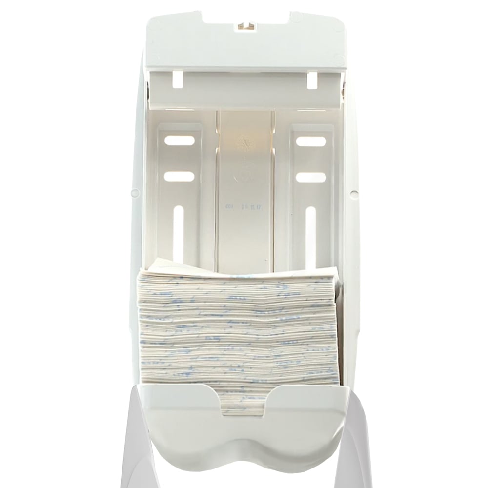 Aquarius™ Toilet Tissue Spender - Weiß - 1 Dispenser | Karton (1 Spender)-4