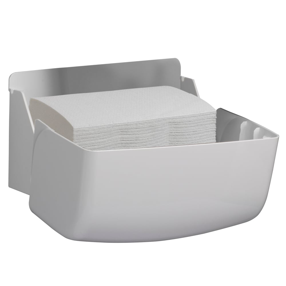 Aquarius™ Spender für gefaltete Handtücher - MultiFold / Weiß /Klein - 1 Dispenser | Karton (1 Spender)-4