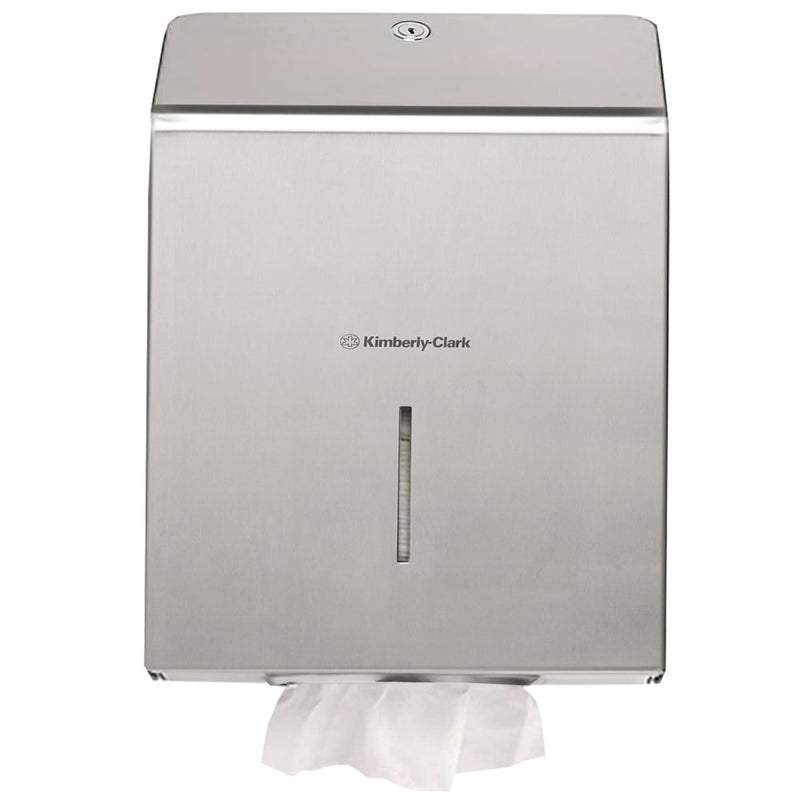 Kimberly-Clark Professional™ Handtuchspender - Edelstahl - 1 Dispenser | Karton (1 Spender)-zoom-