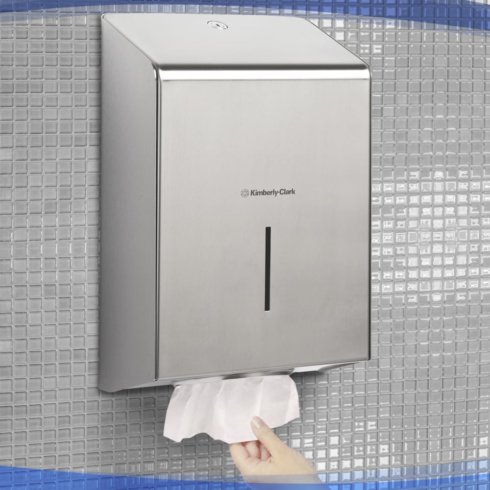 Kimberly-Clark Professional™ Handtuchspender - Edelstahl - 1 Dispenser | Karton (1 Spender)-3