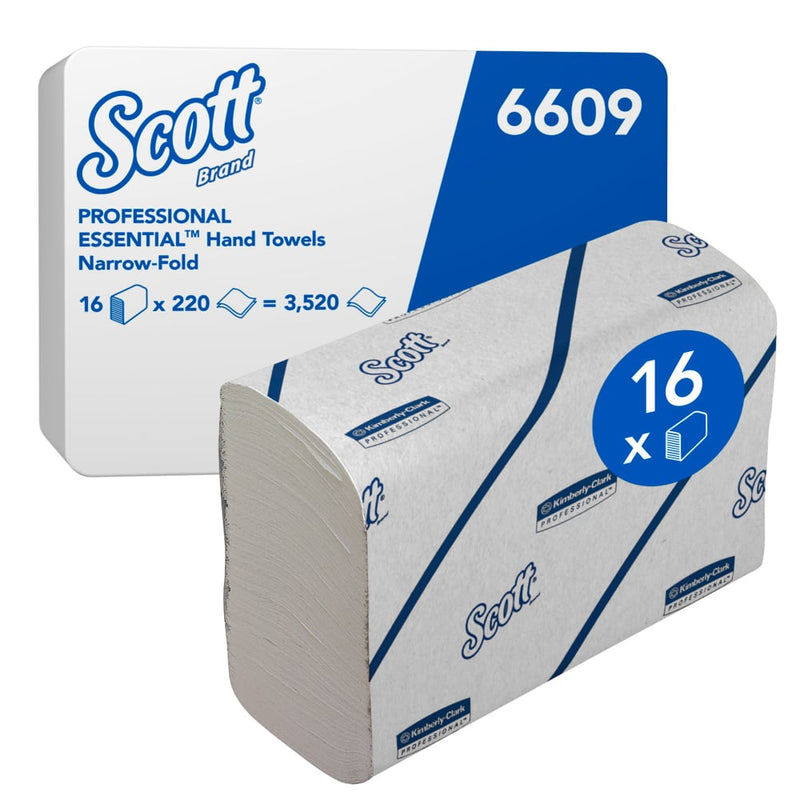 Scott® Handtücher - Narrow-Fold / Weiß-zoom-