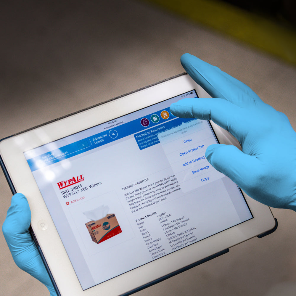 KleenGuard® G10 Comfort Plus Blaue Nitril-Handschuhe - 24 cm, beidhändig tragbar-6