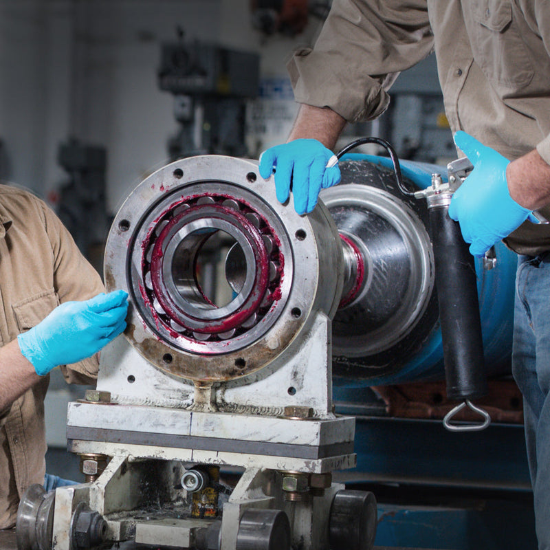 KleenGuard® G10 Comfort Plus Blaue Nitril-Handschuhe - 24 cm, beidhändig tragbar-zoom-