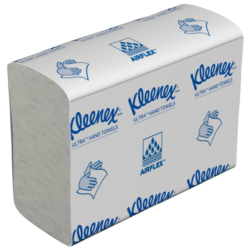 Kleenex® Ultra™ Handtücher - MultiFold / Weiß /Klein - 18 Clips  x 150 Sheets | Karton (18 Päckchen)-zoom-