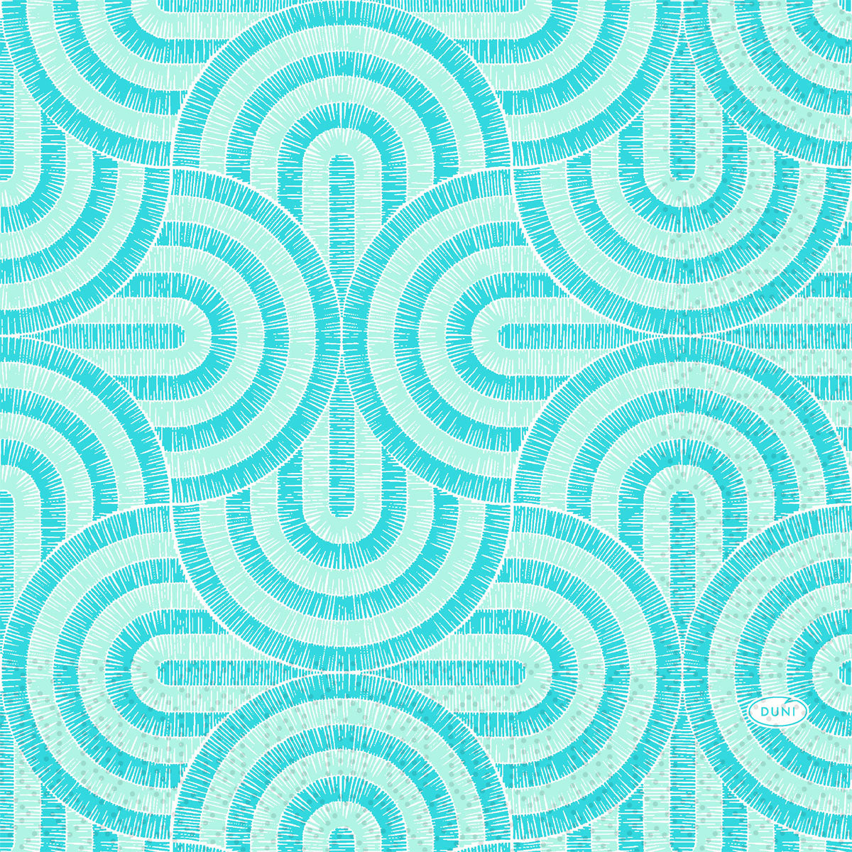 Breeze Mint Blue Servietten 33x33 cm | Packung (50 Stück)-1