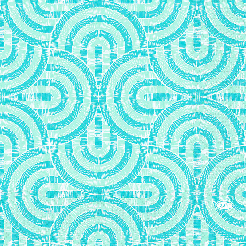 Breeze Mint Blue Servietten 33x33 cm | Packung (250 Stück)-zoom-