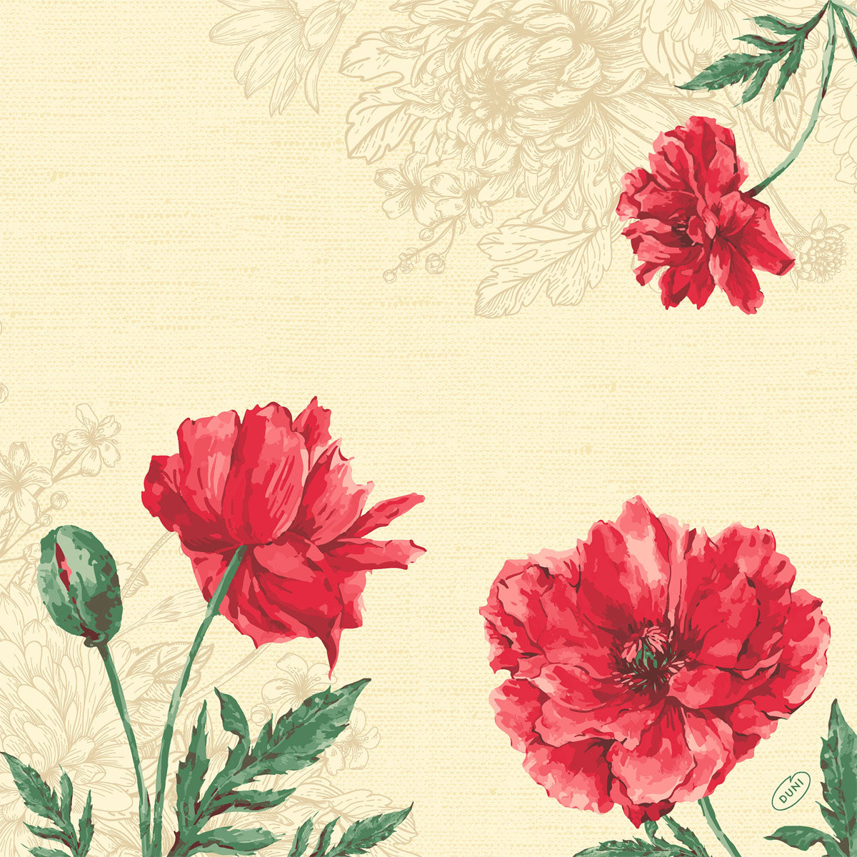 Klassikservietten 40 x 40 cm 4-lagig, geprägt 1/4 Falz-zoom-29