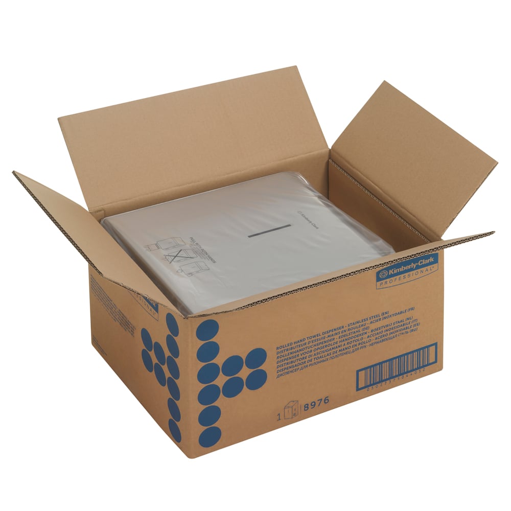 Kimberly-Clark Professional™ Rollenhandtuchspender - Edelstahl - 1 Dispenser | Karton (1 Spender)-3