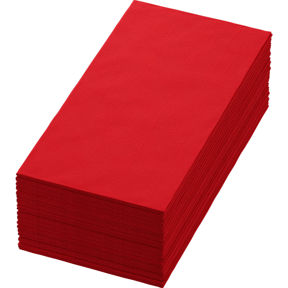 Zellt.Serv.40x40, 3-lagig, 1/8 BF, rot  | Packung (250 Servietten)-zoom-1