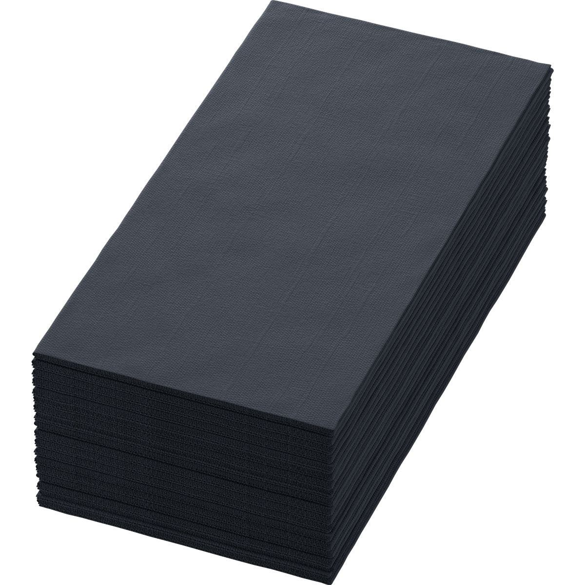 Zellt.Serv.40x40 3lg 1/8 BF schwarz - Hochwertige Servietten 40x40 cm | Packung (250 Servietten)-1