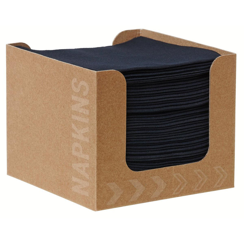 Bio-Dunisoft-Serviettenbox 20 x 20 cm schwarz-zoom-