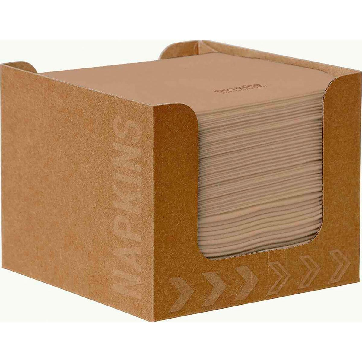 Bio-Dunisoft-Serviettenbox 20 x 20 cm   EcoEcho | Packung (50 Stück)-zoom-1