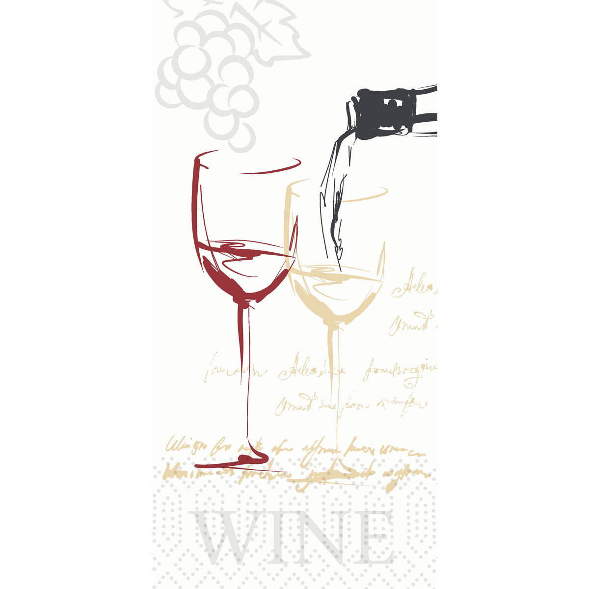 Auslaufartikel: Zellt.Serv.33x33 2lg. 1/8KF - Wein  | Packung (300 Servietten)-zoom-1