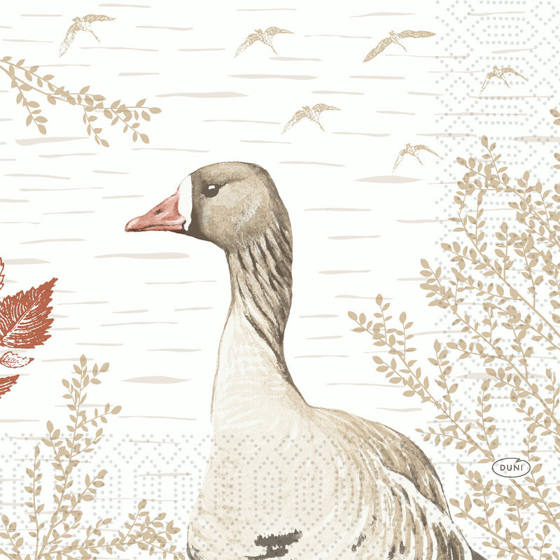 Zellt.-Servietten 33x33 cm, 3-lagig, Holz & Gans | Packung (50 Servietten)-zoom-