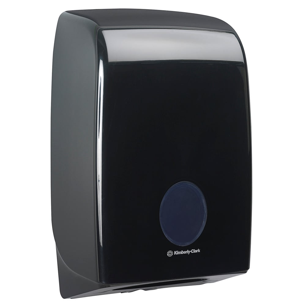 Aquarius™ Spender für gefaltete Handtücher - Interfold / Schwarz - 1 Dispenser | Karton (1 Spender)-3